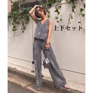 アメリヴィンテージ(Ameri VINTAGE)の【最終値下げ】ZOE JACQUARD セットアップ(セット/コーデ)