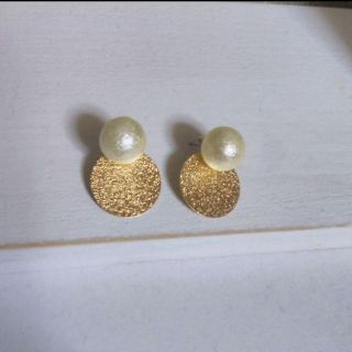 2way ハンドメイドピアス(ピアス)