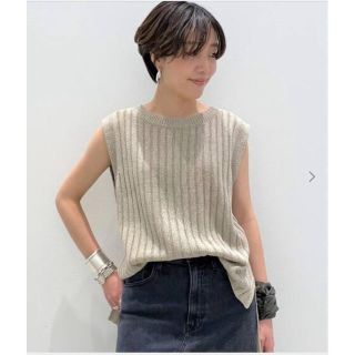 アパルトモンドゥーズィエムクラス(L'Appartement DEUXIEME CLASSE)のアパルトモン SILK LINEN N/S TOP(ニット/セーター)