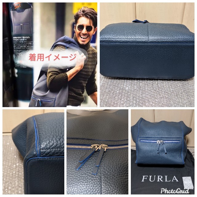 Furla(フルラ)のフルラ メンズ  ホーボー ショルダーバッグ メンズのバッグ(ショルダーバッグ)の商品写真