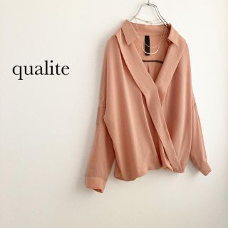 カリテ(qualite)の★カリテ★とろみカシュクールブラウス(シャツ/ブラウス(長袖/七分))