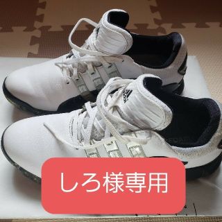 アディダス(adidas)のゴルフシューズ　アディダス　中古　27センチ　adidas　【値下げ】(シューズ)