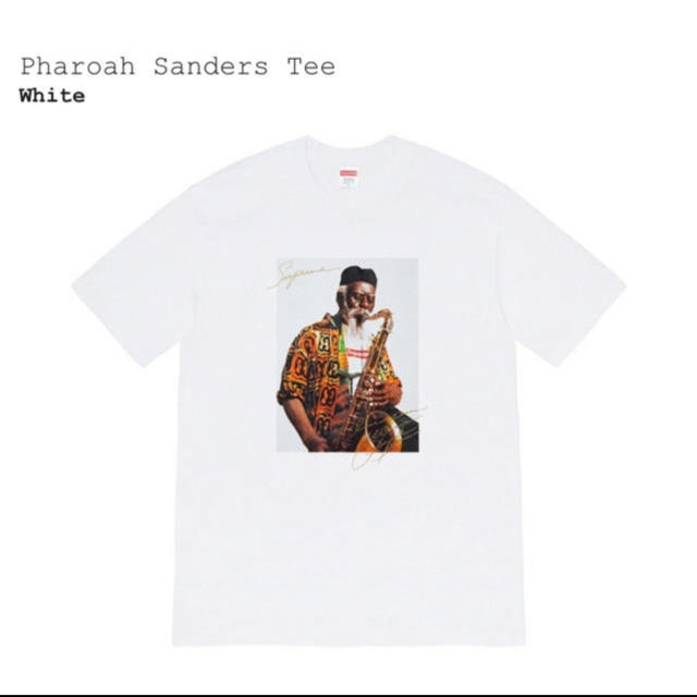 Supreme(シュプリーム)のsupreme pharoah sanders tee 白 L メンズのトップス(Tシャツ/カットソー(半袖/袖なし))の商品写真