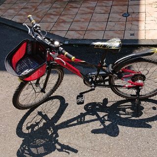 ブリヂストン(BRIDGESTONE)のクロスファイヤージュニア　自転車　子供自転車　22インチ　マウンテンバイク(自転車本体)