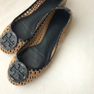 トリーバーチ(Tory Burch)の美品☆トリーバーチ フラットパンプス 23.5 - 24  (バレエシューズ)