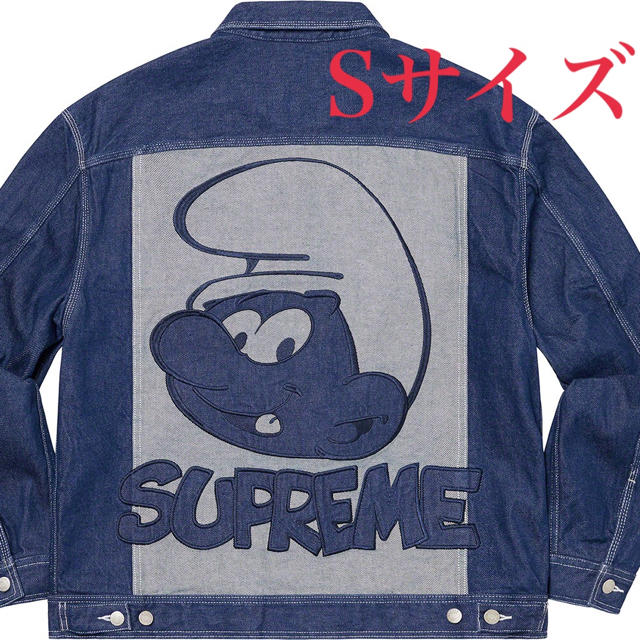 Supreme(シュプリーム)のSupreme Smurfs Denim Jacket Blue S メンズのジャケット/アウター(Gジャン/デニムジャケット)の商品写真