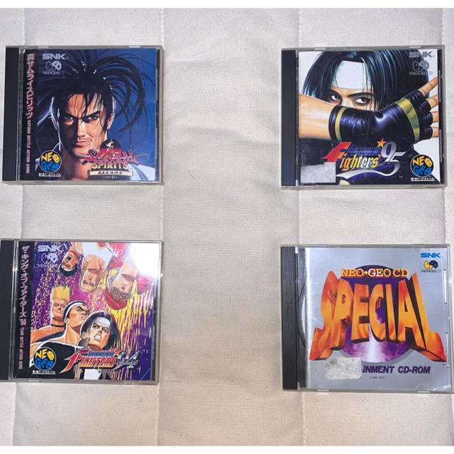 Neogeo ネオジオcd 本体 ソフト4本セットの通販 By れんれん S Shop ネオジオならラクマ