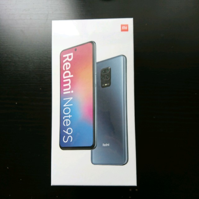 国内版 Redmi Note 9S ブルー4GB/64GB SIMフリー  スマホ/家電/カメラのスマートフォン/携帯電話(スマートフォン本体)の商品写真