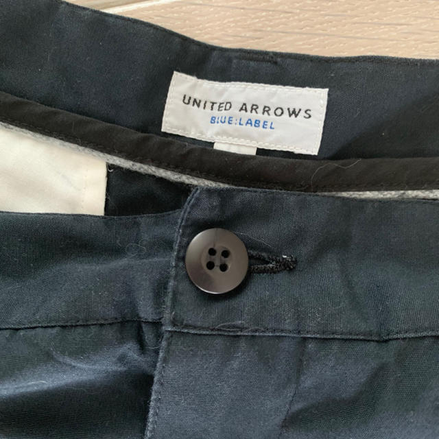 UNITED ARROWS(ユナイテッドアローズ)の夏物【united arrows blue label】メンズ　半端丈パンツ　黒 メンズのパンツ(その他)の商品写真