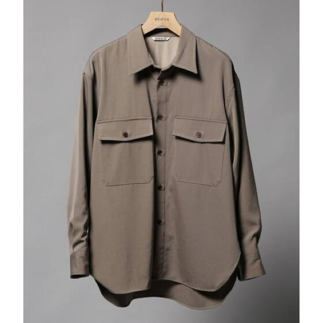 COMOLI(コモリ)の専用 AURALEE WOOL MAX GABARDINE SHIRTS メンズのトップス(シャツ)の商品写真