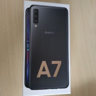 ギャラクシー(Galaxy)の新品未開封☆SIMフリー Samsung Galaxy A7 64GB ブラック(スマートフォン本体)