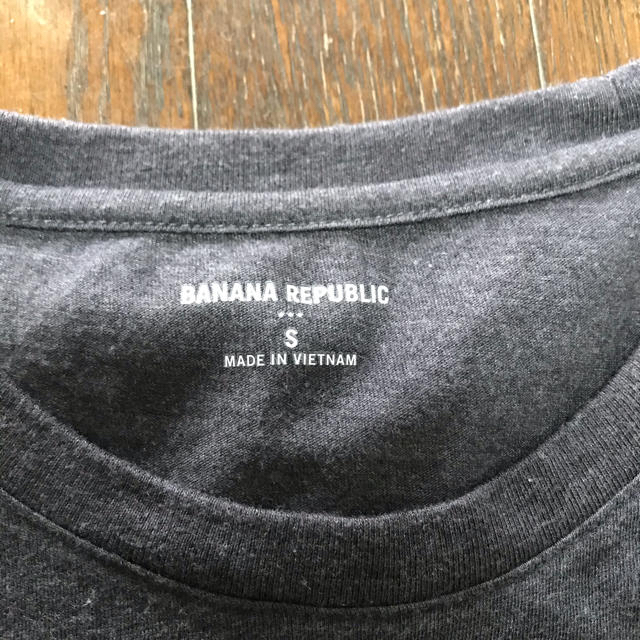 Banana Republic(バナナリパブリック)のBananaRepablic バナナリパブリック Tシャツ Ｓ　グレー 象 メンズのトップス(Tシャツ/カットソー(半袖/袖なし))の商品写真