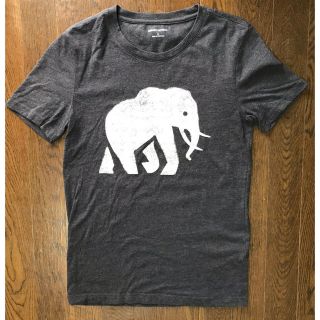 バナナリパブリック(Banana Republic)のBananaRepablic バナナリパブリック Tシャツ Ｓ　グレー 象(Tシャツ/カットソー(半袖/袖なし))