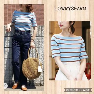 ローリーズファーム(LOWRYS FARM)のオフショルアソートリブＴシャツ(Tシャツ(半袖/袖なし))