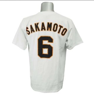 アンダーアーマー(UNDER ARMOUR)の新品未使用　巨人 　坂本勇人　ユニフォーム Tシャツ　白　LLサイズ(応援グッズ)