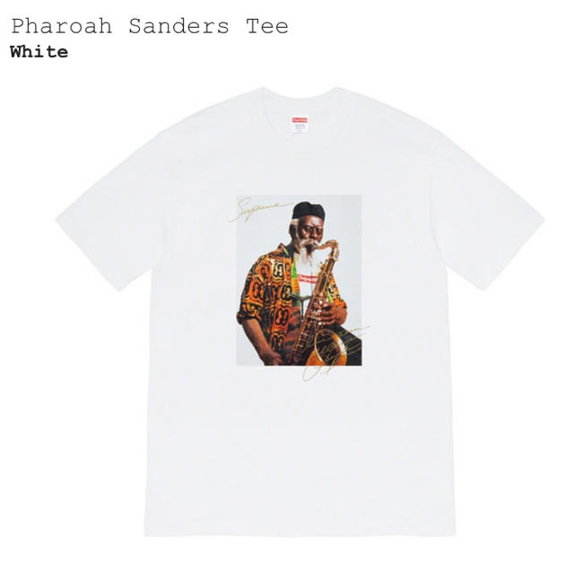 Supreme(シュプリーム)のPharoah Sanders Tee フォトT ホワイト M メンズのトップス(Tシャツ/カットソー(半袖/袖なし))の商品写真