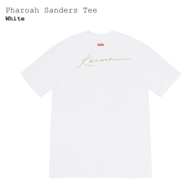 Supreme(シュプリーム)のPharoah Sanders Tee フォトT ホワイト M メンズのトップス(Tシャツ/カットソー(半袖/袖なし))の商品写真