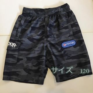 アウトドア(OUTDOOR)の美品✩.*˚OUTDOOR  迷彩柄 ハーフパンツ 120(パンツ/スパッツ)