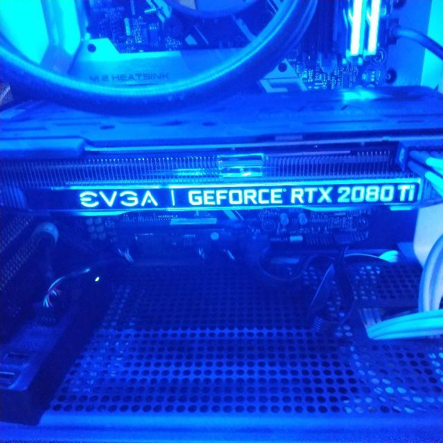 616GBsLEDロゴEVGA GeForce RTX 2080 Ti XCゲーミング