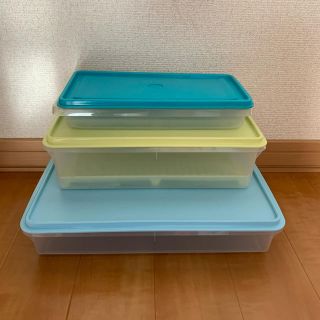 タッパーウェア うす型ケースセット(容器)