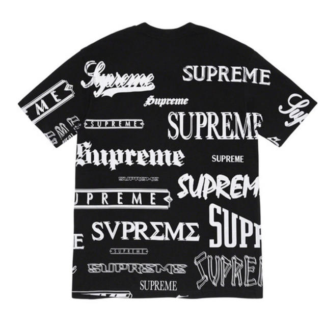 【新品タグ付】supreme multi logo tee 黒 Lサイズ