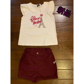 ベベ(BeBe)のノースリーブTシャツ&ショートパンツセット(その他)