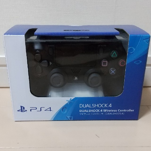 PS4 ワイヤレスコントローラー(DUALSHOCK4) ジェット・ブラック純正