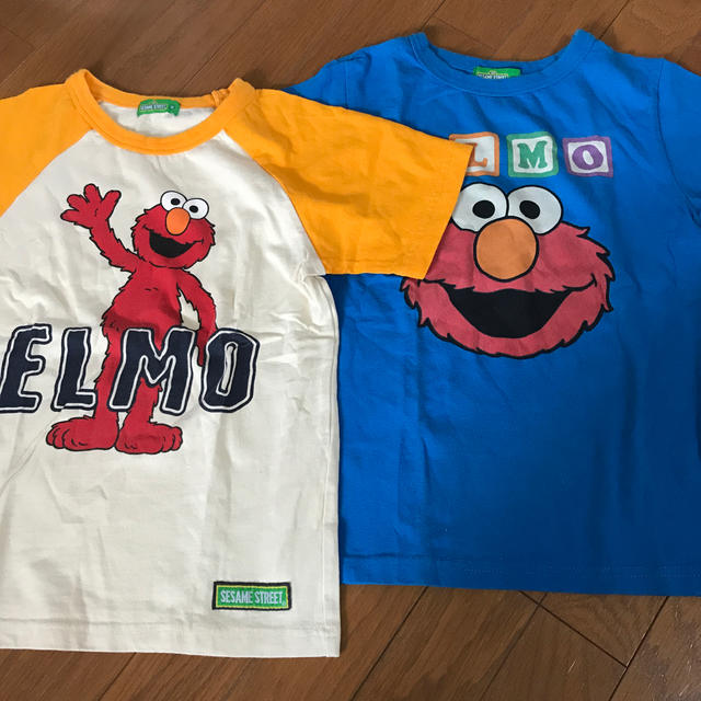 SESAME STREET(セサミストリート)の☆セサミストリート☆  Tシャツ　エルモ　130サイズ キッズ/ベビー/マタニティのキッズ服男の子用(90cm~)(Tシャツ/カットソー)の商品写真