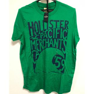 ホリスター(Hollister)のhollister tシャツ グリーン 緑 Mサイズ(Tシャツ/カットソー(半袖/袖なし))