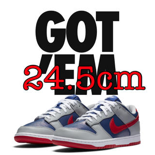 ナイキ(NIKE)のnike dunk low samba 24.5cm(スニーカー)