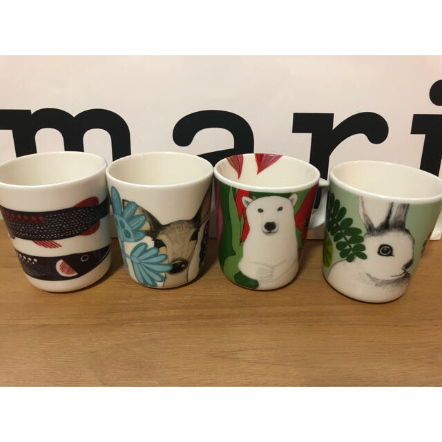 新品 marimekko マグカップ2点セット