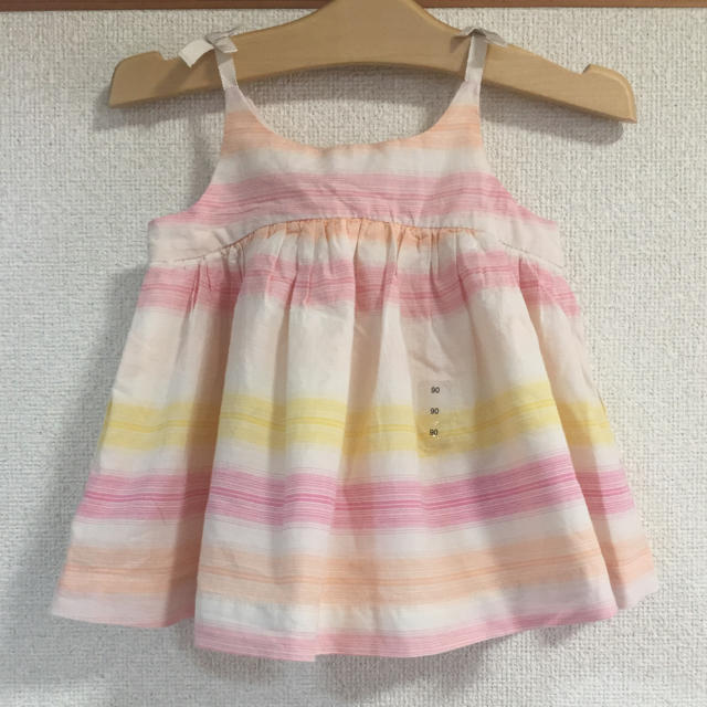 babyGAP(ベビーギャップ)のタグ付き新品未使用♡ baby GAP キャミソールワンピース 90 キッズ/ベビー/マタニティのキッズ服女の子用(90cm~)(ワンピース)の商品写真