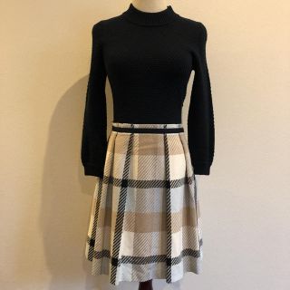 バーバリー(BURBERRY)のブルーレーベルクレストブリッジ　ワンピース★バーバリー　ミッシュマッシュ　エフデ(ひざ丈ワンピース)