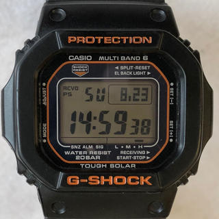 ジーショック(G-SHOCK)のCASIO G-SHOCK GW-5610R 電波ソーラー 人気のオレンジ(腕時計(デジタル))