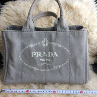 プラダ(PRADA)のプラダ カナパトート グレー(トートバッグ)