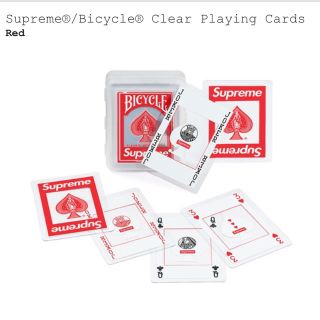 シュプリーム(Supreme)の Supreme®/Bicycle® Clear Playing Cards(トランプ/UNO)