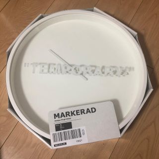 イケア(IKEA)のIKEA Virgil MARKERAD WALL CLOCK (掛時計/柱時計)