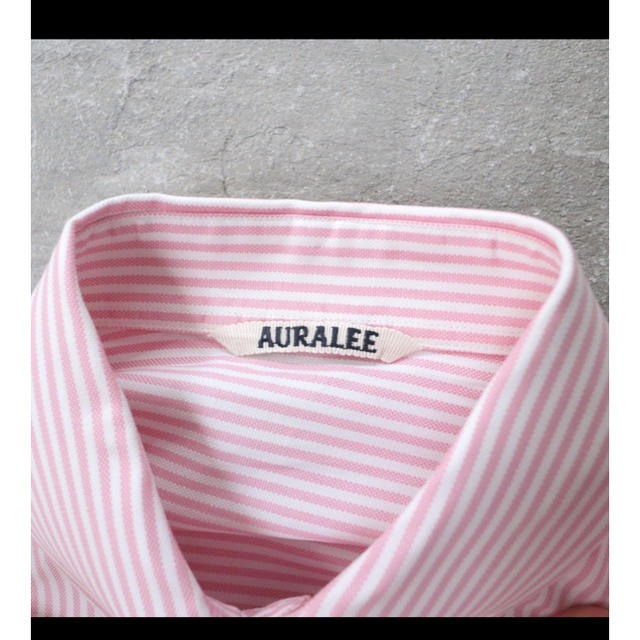 【最終値下げ】AURALEE size2 ストライプピンク