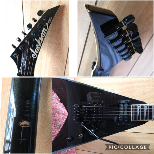 Jackson King V Custom スルーネック 共和商会デカロゴ期