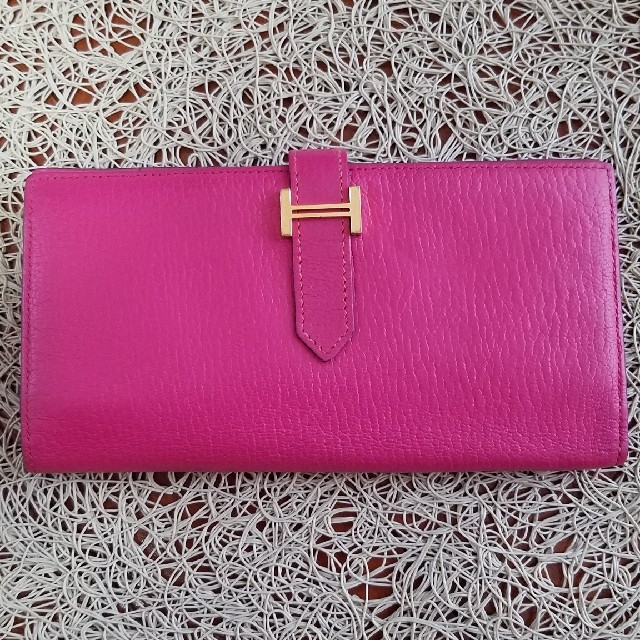 2022新入荷 HERMES - Hermes ベアンスフレ 長財布 ゴールド金具 財布