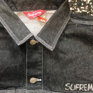 シュプリーム(Supreme)のsupreme smurfs denim truker jacket(Gジャン/デニムジャケット)