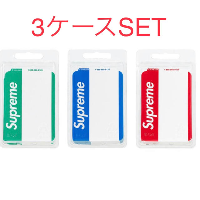 新品 Supreme Name Badge Stickers 3ケース SET