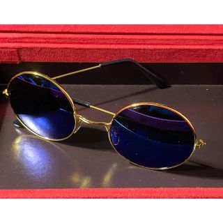 即完売品 GUCCI ラウンドフレーム メタル サングラス アジアンフィット