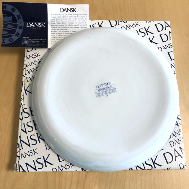 DANSK(ダンスク)のDANSK アラベスクランチョンプレート　新品未使用 インテリア/住まい/日用品のキッチン/食器(食器)の商品写真