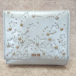 アナスイ(ANNA SUI)の☆新品未使用箱つき☆アナスイ☆ホロスコープ☆財布☆二つ折り☆シルバー☆銀☆がま口(財布)