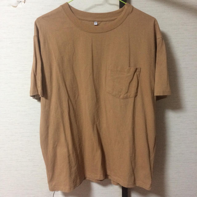 ビッグTシャツ  ブラウン レディースのトップス(Tシャツ(半袖/袖なし))の商品写真