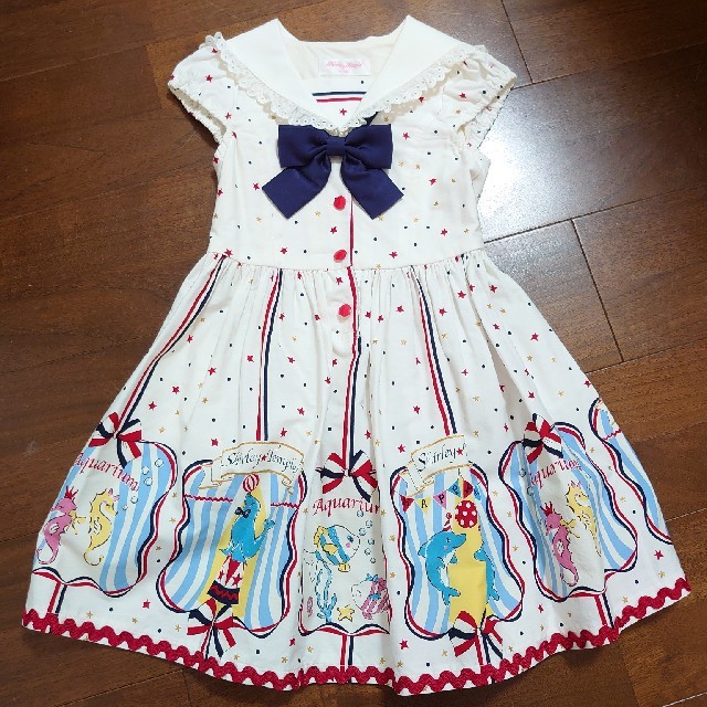 キッズ服女の子用(90cm~)シャーリーテンプル☆アクアリウムOP(110)