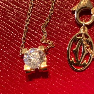 カルティエ(Cartier)のカルティエ　Cドゥカルティエ　ダイヤモンドネックレス　あや様専用　K18YG(ネックレス)