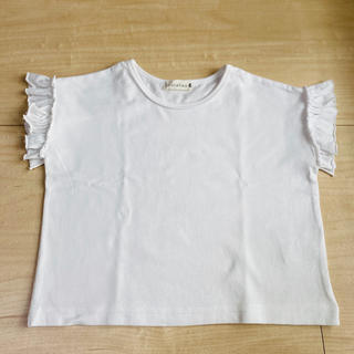 ブランシェス(Branshes)のbranshes 女の子フリルTシャツ　（90㎝）(Tシャツ/カットソー)