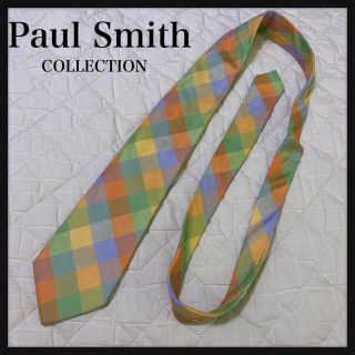 ポールスミス(Paul Smith)のa058⭐️極美品⭐️ポールスミス コレクション ネクタイ(チェック、おしゃれ)(ネクタイ)